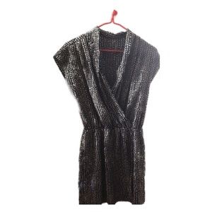 Madison and Jules Wrap dress navy/cream size small